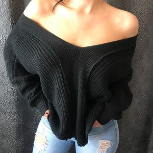 Black off the shoulder Top